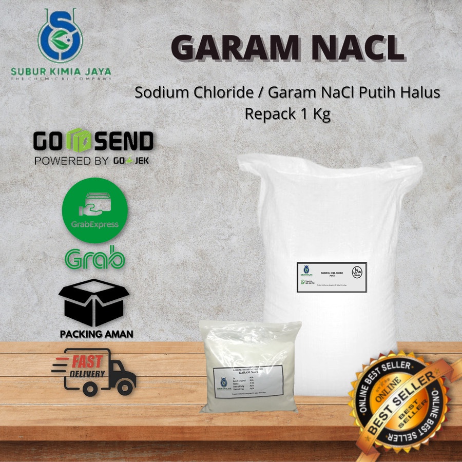 

Garam NaCl Putih Halus 1 KG