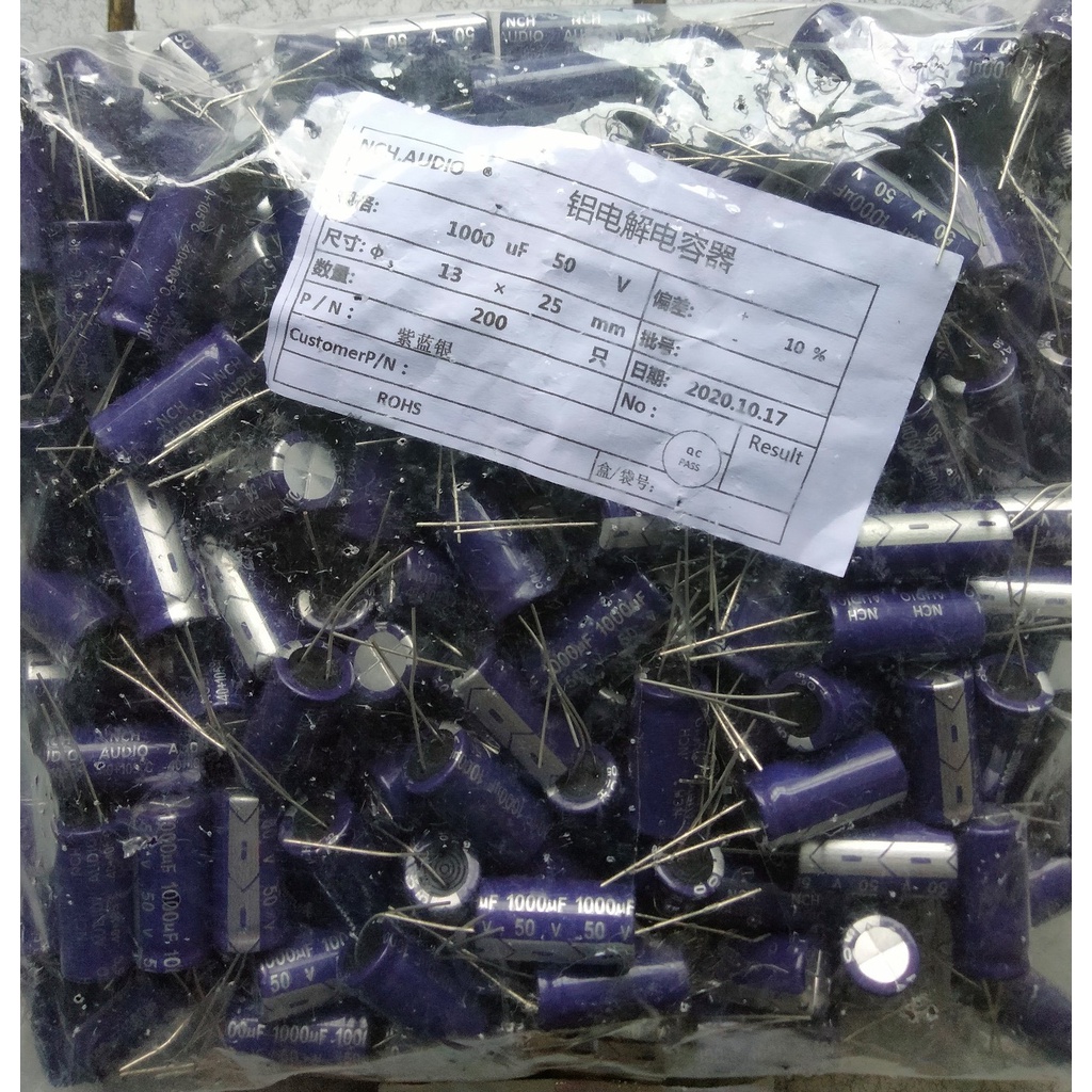 ELCO 1000UF 1000 UF 50V 50 VOLT