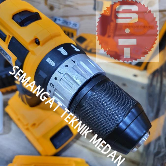 Cidli2002 Cordless Impact Drill Bor Baterai Beton 10Mm 20V Set Ingco