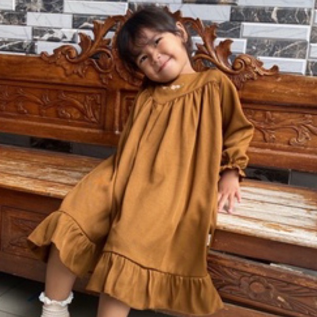 Ayesha - VANILLA DRESS | Tunik Anak Elegan