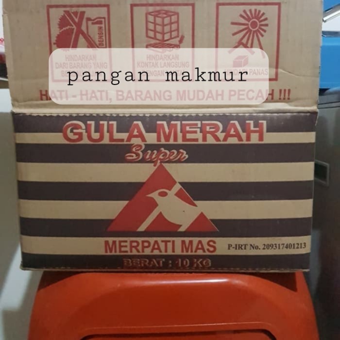 

Gula merah super cap merpati mas 10 kg