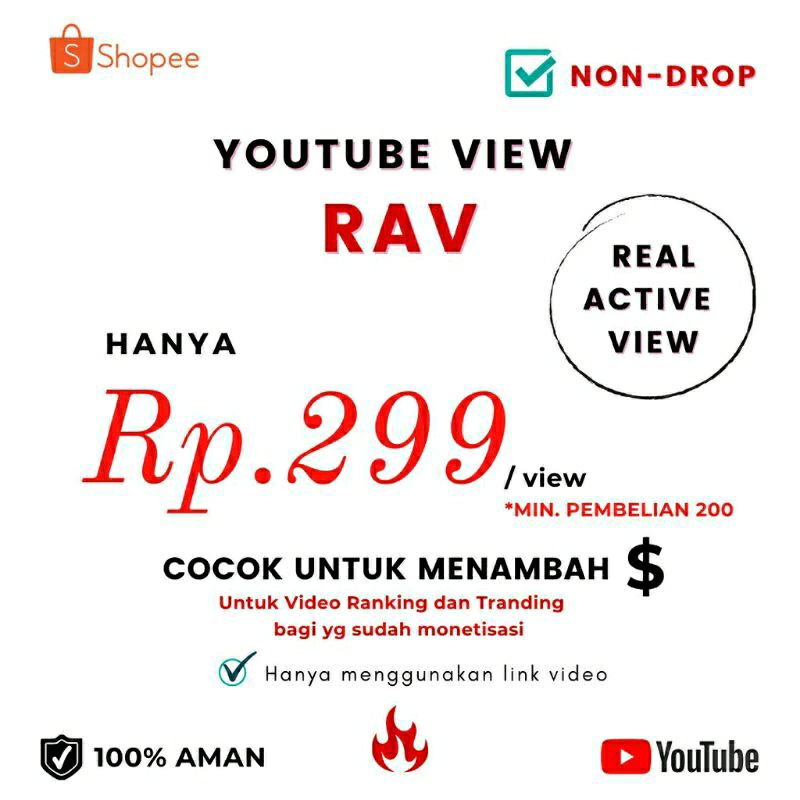 VIEW YOUTUBE REAL ACTIVED