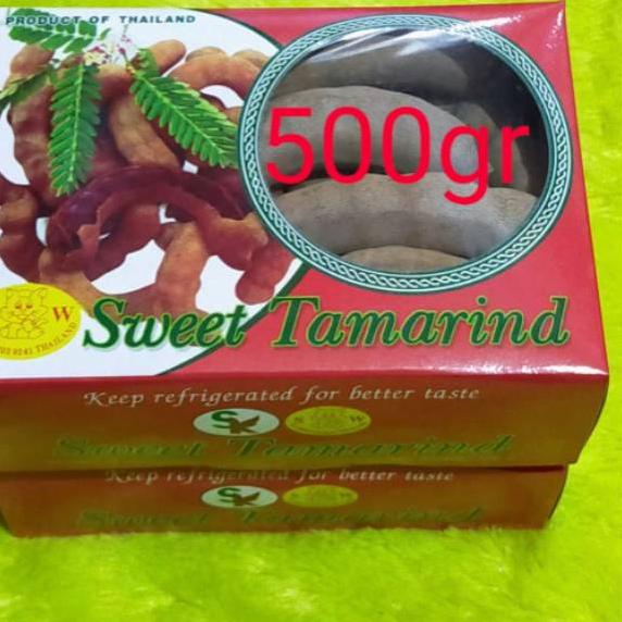 

EXCLUSIVE!Sweet tamarind 500gr asam bangkok asem thailand manis enak buah segar daging tebal|RA5