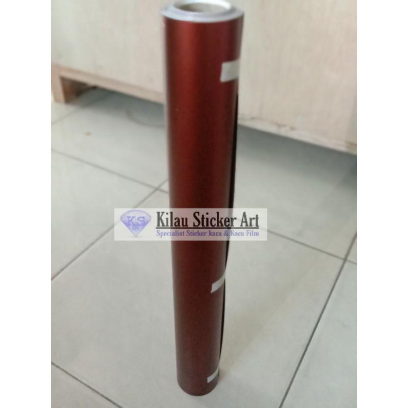 stiker skotlet coklat doff/skotlet tua chrome doff