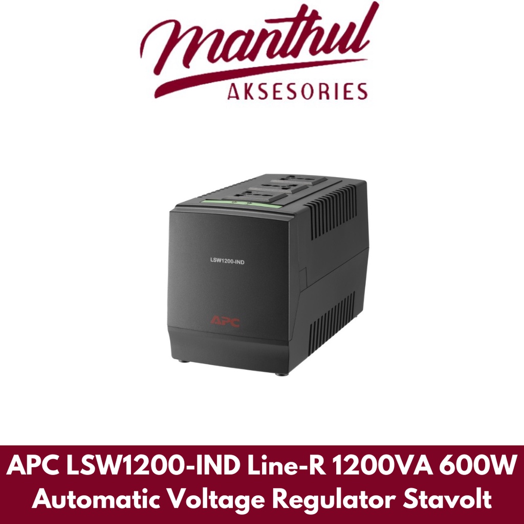 APC LSW1200-IND Line-R 1200VA 600W Automatic Voltage Regulator Stavolt