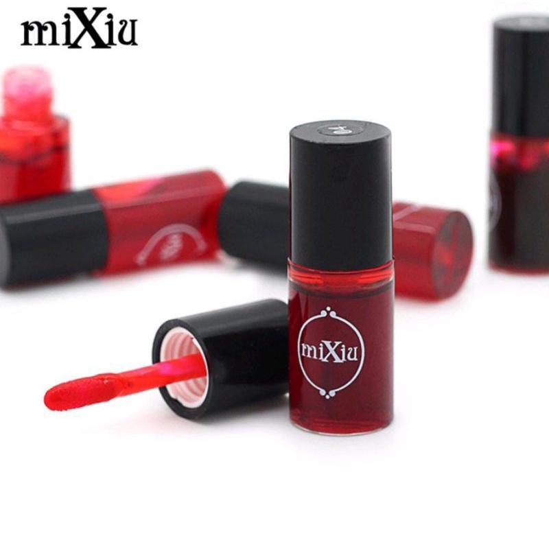 Mixiu Multifunction Waterproof Liquid Lipstick / Lip Tint Dyeing Liquid Lipgloss &amp; Blusher Waterproof Lip Gloss / Liptint / Liptint