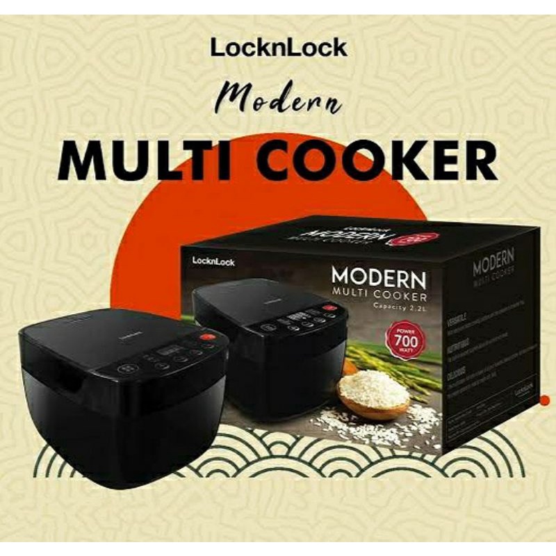 Lock N Lock Modern Multi Cooker Rice Cooker 2,2 L Lock And Lock