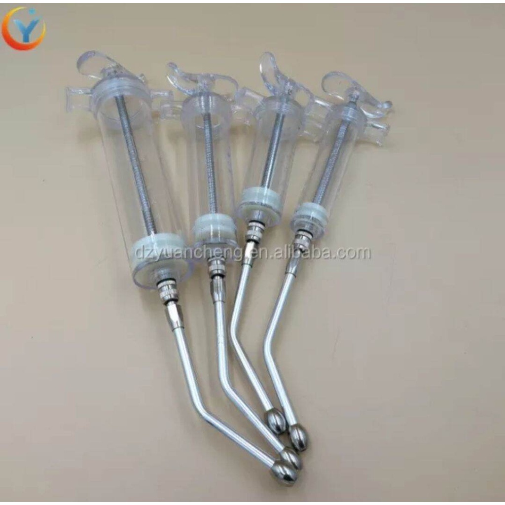 alat cekok kambing domba sapi suntikan pemberi obat drenher drenhgun syringe 50 ml SUNTIKAN SPET LOLOHAN BURUNG PARUH BENGKOK MACAW AFGRY