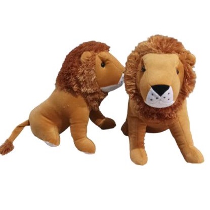 BONEKA SINGA SIZE L [tinggi 40 cm ]