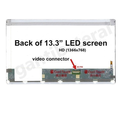 LCD 13.3 TEBAL 40 PIN TOSHIBA SATELLITE L735 L730 L630 L635 13.3 LCD LAPTOP 13.3&quot; TEBAL UMUM