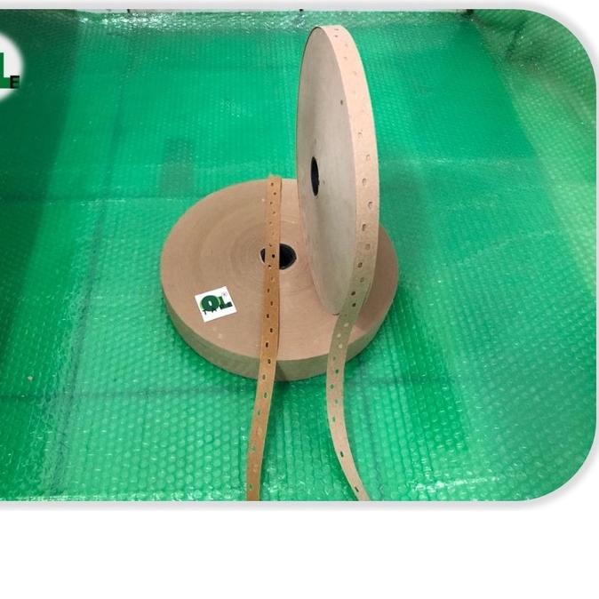 Jual Gummed Tape/ VENEER Tape/ isolasi plywood (16mm x 500 M) Shopee