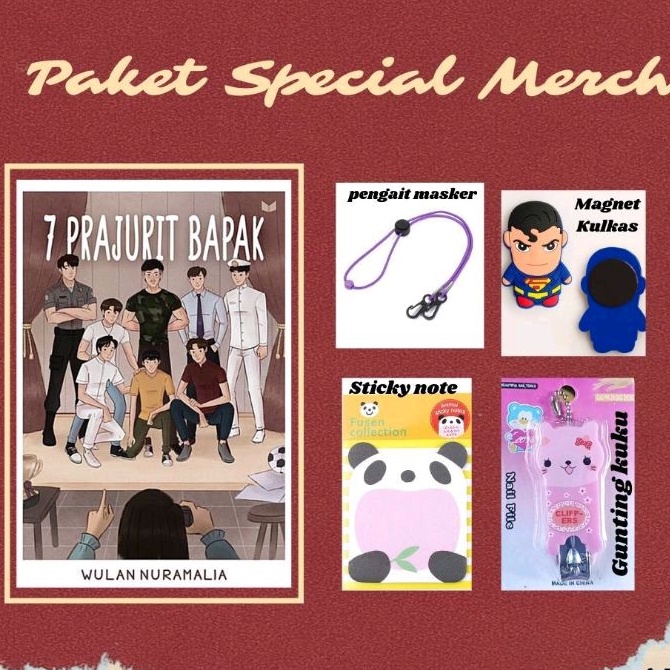 Novel 7 Prajurit Bapak (Special Merch)