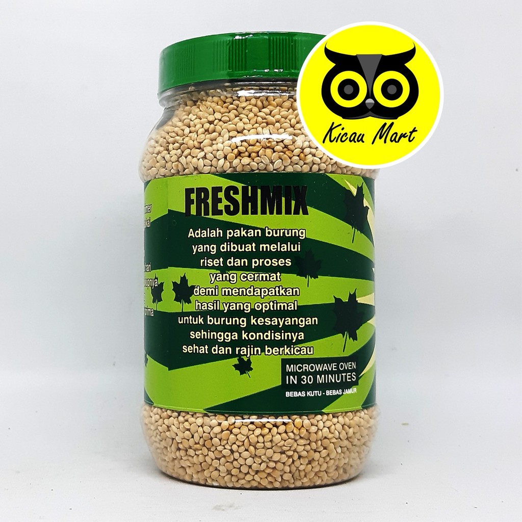 CRISPY MILLET MILET PUTIH FRESHMIX FRESH MIX SINGER PAKAN BURUNG LOVEBIRD LOVE BIRD CRISPI CRISPYM