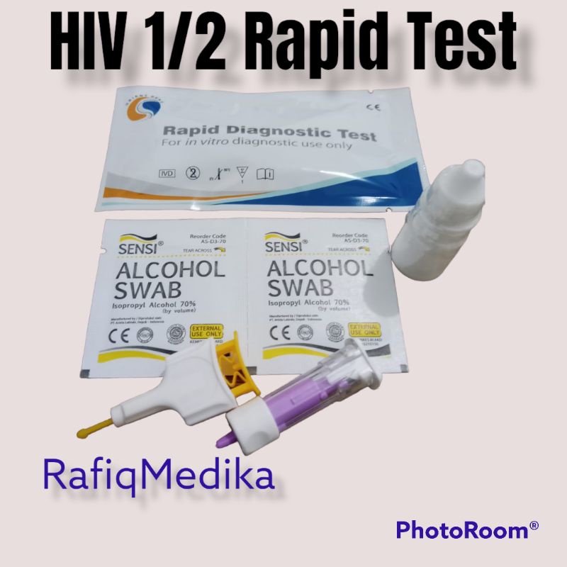 Jual Alat cek HIV 1/2 Akurat Mandiri 1set Shopee Indonesia