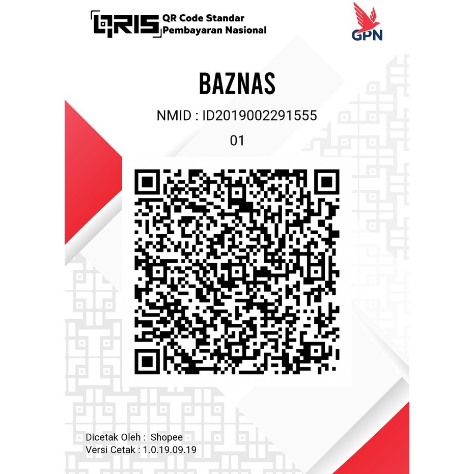 

cetak stiker barcode shopepay, dana, gopay, ovo dll