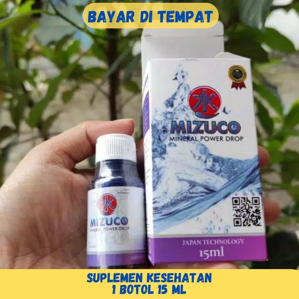 

MIZUCO - AIR MINERAL ALKALINE - 1 BOTOL ISI 15 ML - ORIGINAL - KEMASAN TERBARU