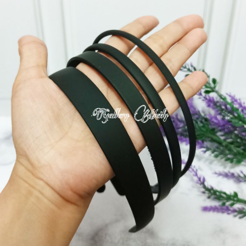 Gallerymeily BANDO POLOS DOFF PRIA WANITA KHUSUS HITAM