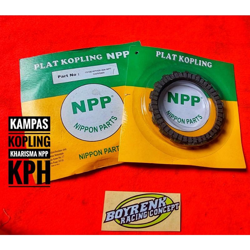 Plat Kampas Kopling KARISMA KHARISMA SUPRA X 125 KODE KPH NPP-BOYRENK RACING