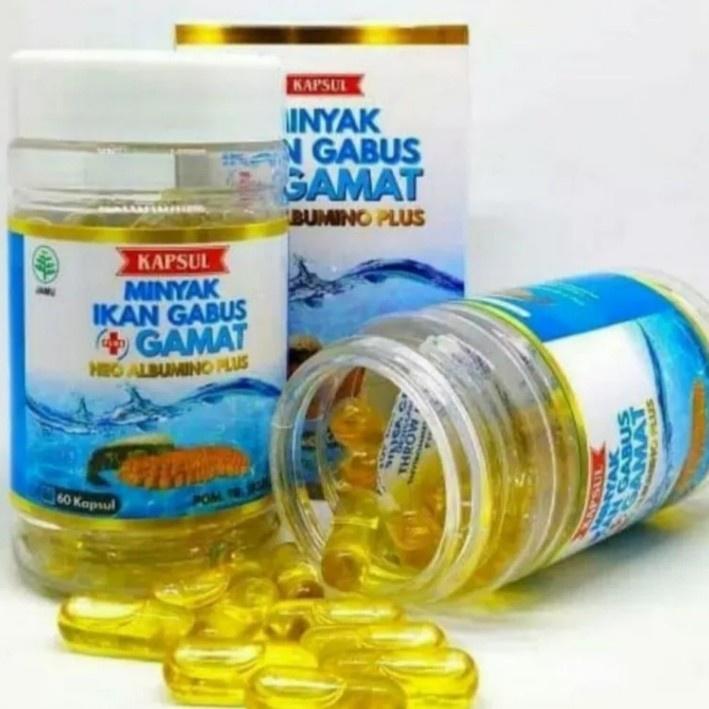 NEO ALBUMINO PLUS*Kapsul Minyak Ikan Gabus plus Minyak Gamat*