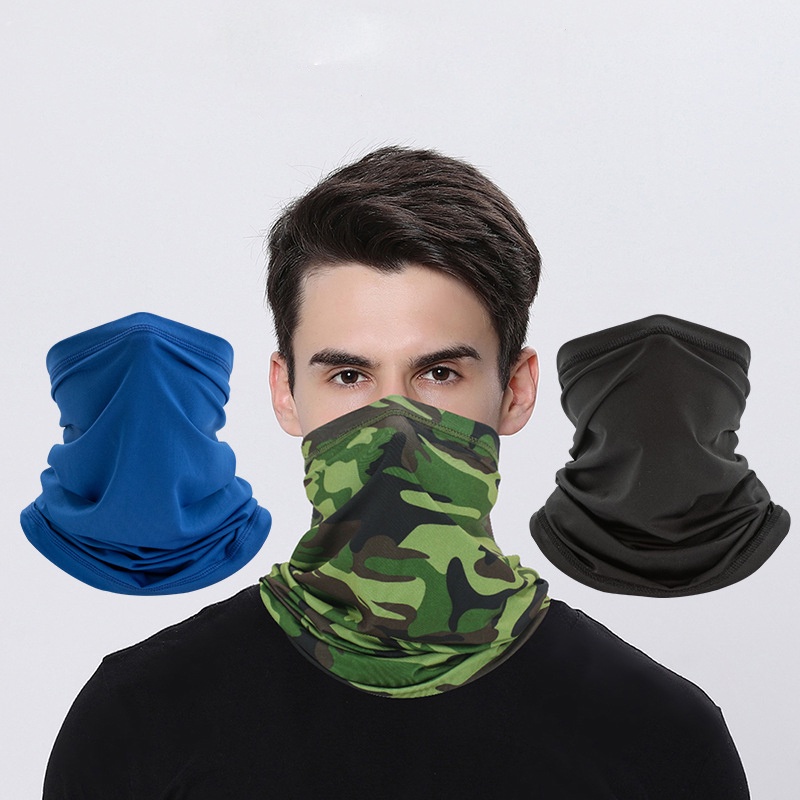 Masker Multifungsi Premium / Masker Pria Untuk Pengendara Motor / Scarf Motor Gowes Anti UV / Bando Untuk Pria