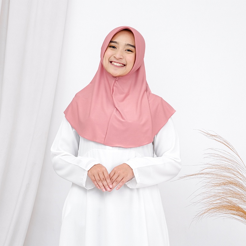 Hijab Bergo Hamidah Jersey Pet S Kerudung Remaja Jilbab Sekolah