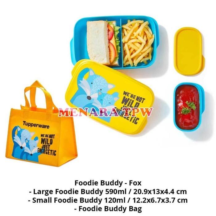 Tupperware Foodie Buddy Gambar Fox Atau Panda