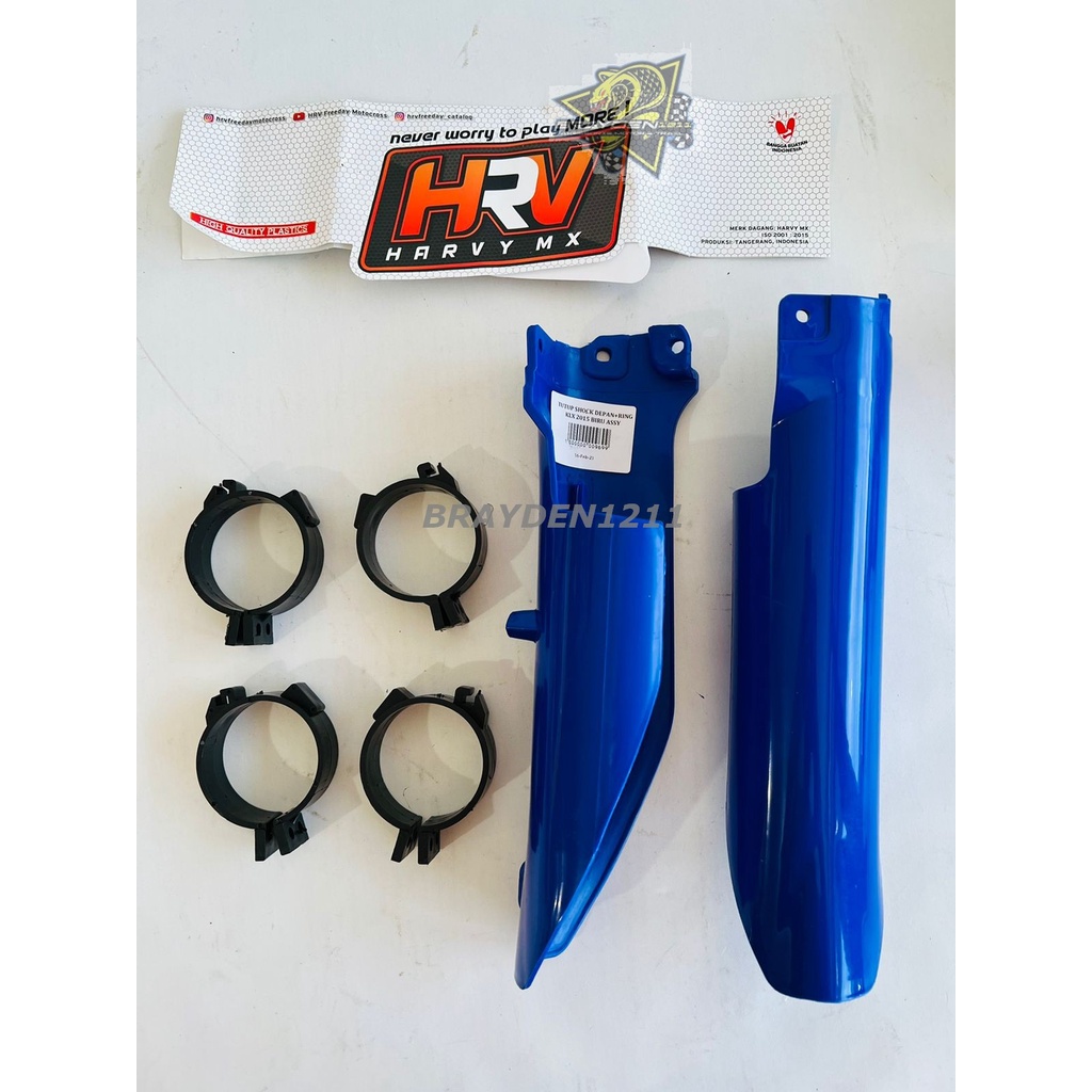 Cover shock klx bf / cover shock dtracker / tutup shock depan trail / tutup shok depan klx 150 / cover usd klx