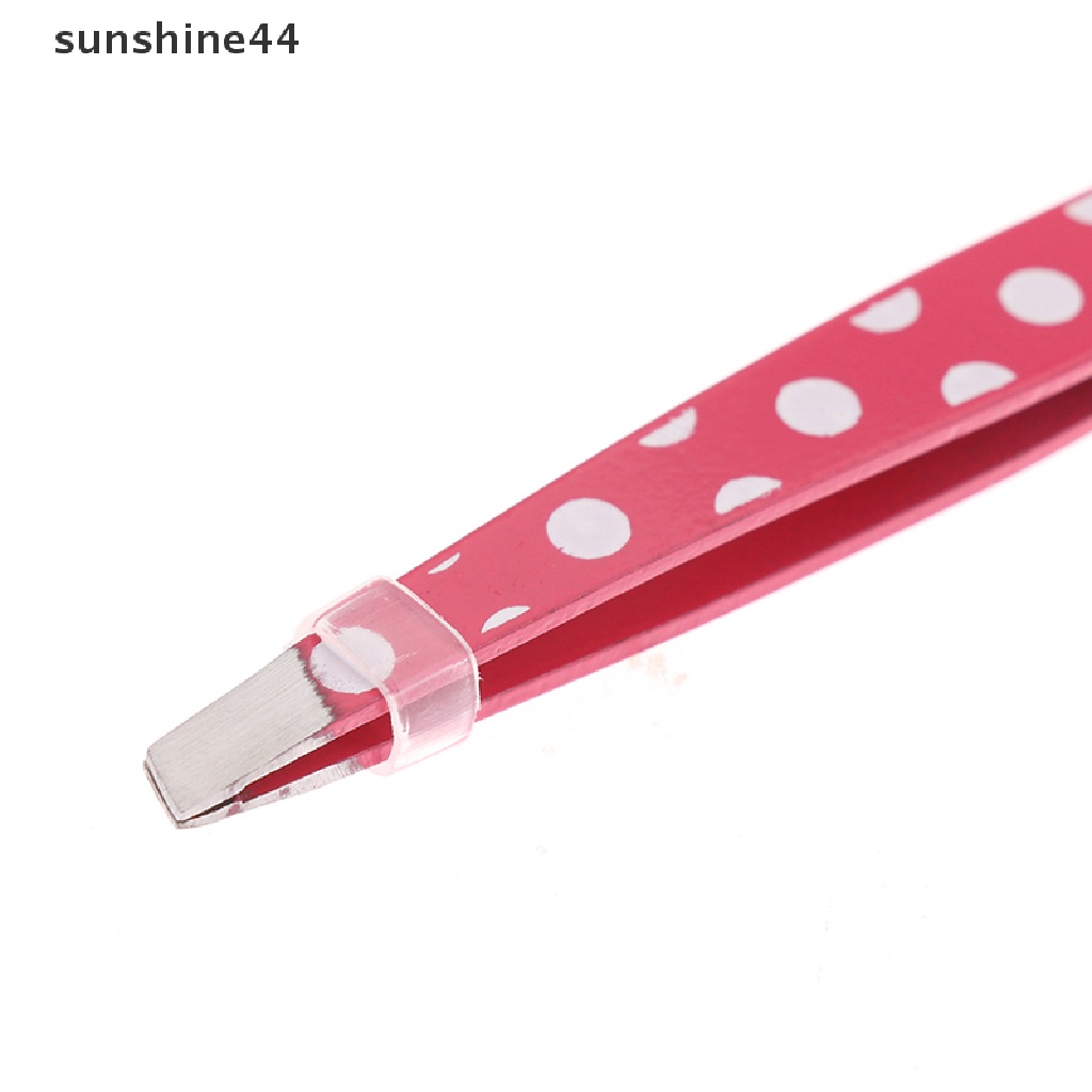 Sunshine 2Pcs / Set Pinset Pencabut Alis Bahan Stainless Steel