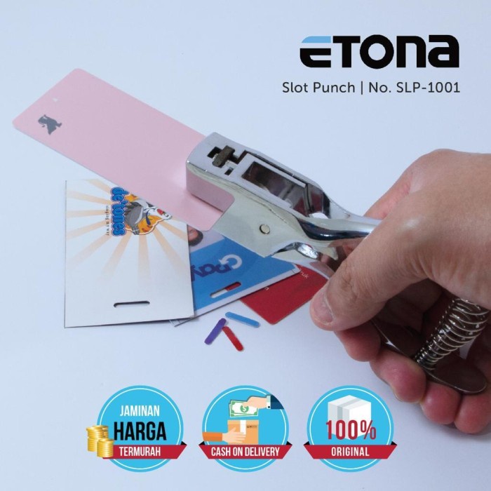 

Bergaransi 1 Psc Etona Pembolong Id Card/Slot Punch Bagus