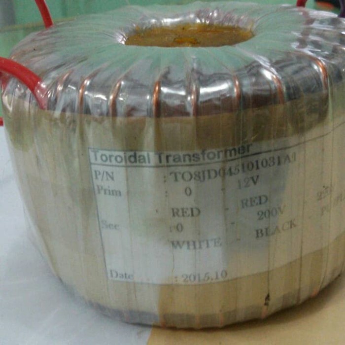 Trafo charger Toroid 50A 0 -13.5V-26V Travo Donat Merk MDK ABY27