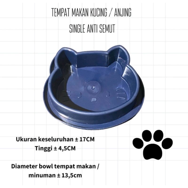 Tempat makan minum kucing hello kitty