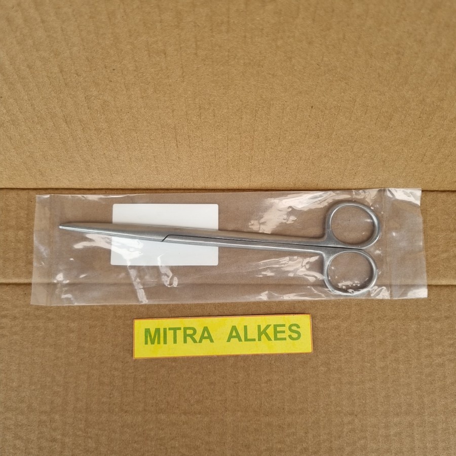 Metzenbaum Scissors Lurus - Bengkok 18 cm. Gunting Jaringan 18cm.