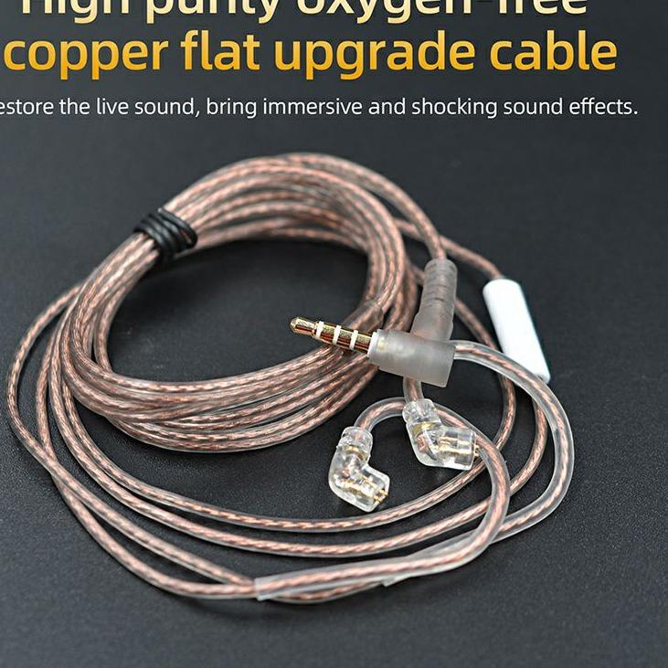 Best Seller Kabel pengganti MIC KZ OFC bawaan iem earphones pin C kz edx pro kz zsn pro x cca ca4 kz