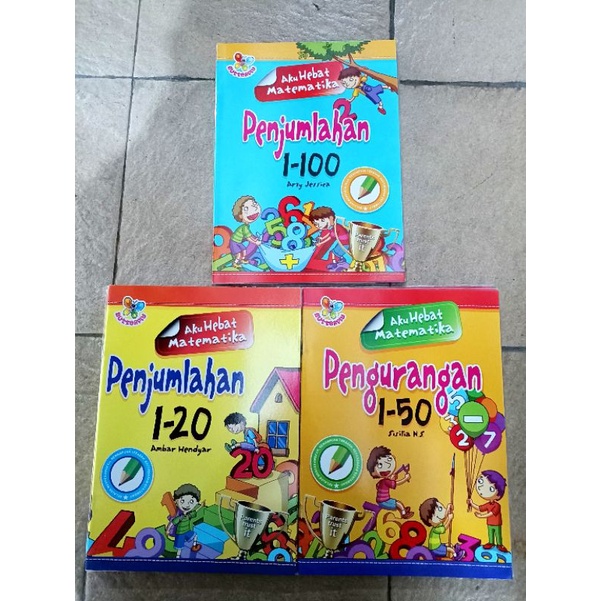 ( PROMO BUKU MURAH ORIGINAL ) BUKU ANAK / AKTIVITAS ANAK TK - PAUD SD / BELAJAR PENGURANGAN / MATEMA