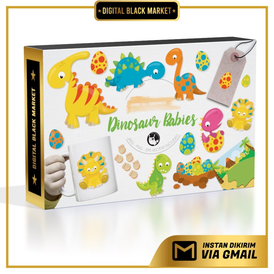 Dinosaur Babies Graphics And Illustrations