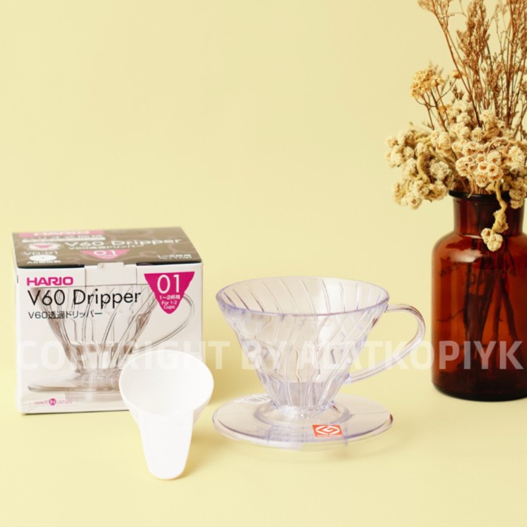 Hario Dripper V60 01 Transparant ( VD-01T ) / Dripper V60 Hario 01