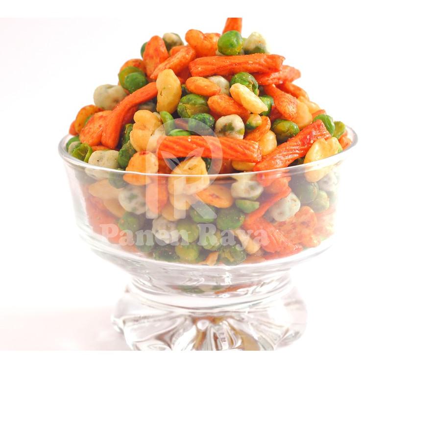 

10.10 Brand Kacang MIX PR Koro Polong Hijau Tepung Pang Pang PR 1Kg Siap Makan 