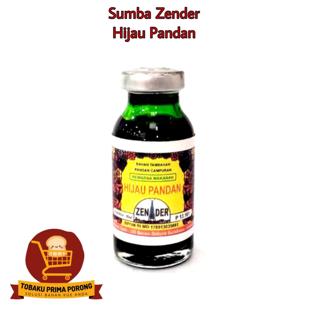 

PEWARNA MAKANAN ZENDER - Hijau Pandan 15 ml