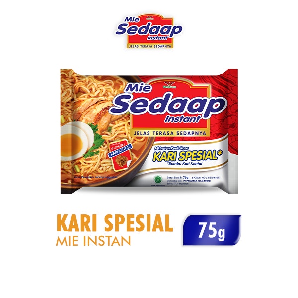 

NEW Sedaap Mie Instan Kari Kental Spesial 75 gr
