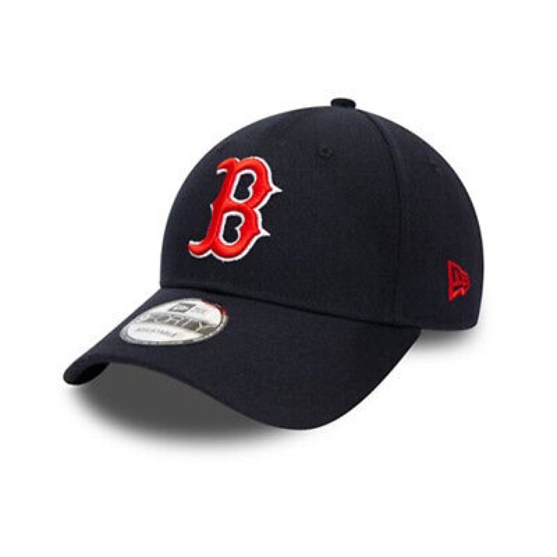 TOPI NEW ERA BOSTON Black Red Adjustable Frame (Import)
