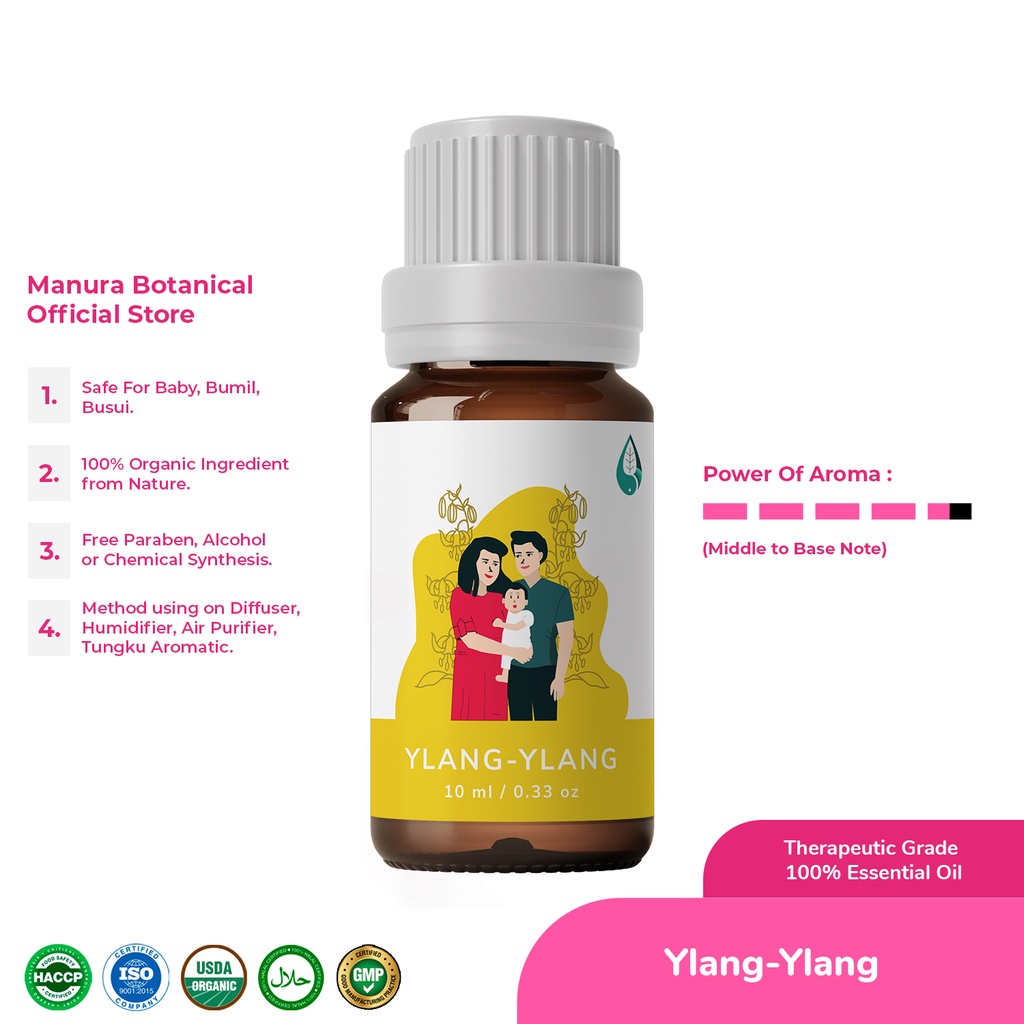 Manura Ylang-Ylang Minyak Kenanga Odorata Therapeutic Grade