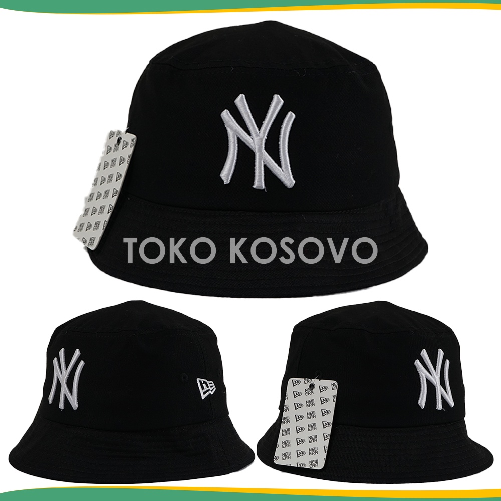 Topi Bucket Hat NY New York Yankees Topi Korea Bisbol MLB NBA Cap Loreng Camo, Biru Hitam Pria Dewasa Ori Distro NYC, YN Murah Premium Import 100% Anak Laki Wanita Unisex Bordir Polos Baseball Besball Bassball Basball Basseball 59Fifty