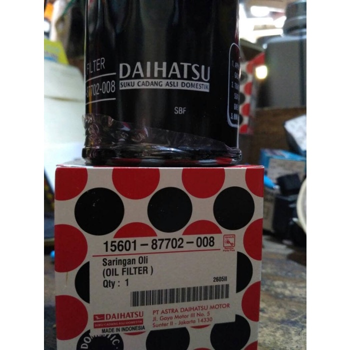 [COD] Saringan Oli Taruna/Avanza /Xenia Astra Daihatsu / Perlengkapan Aksesoris Suku Cadang Mobil Mu