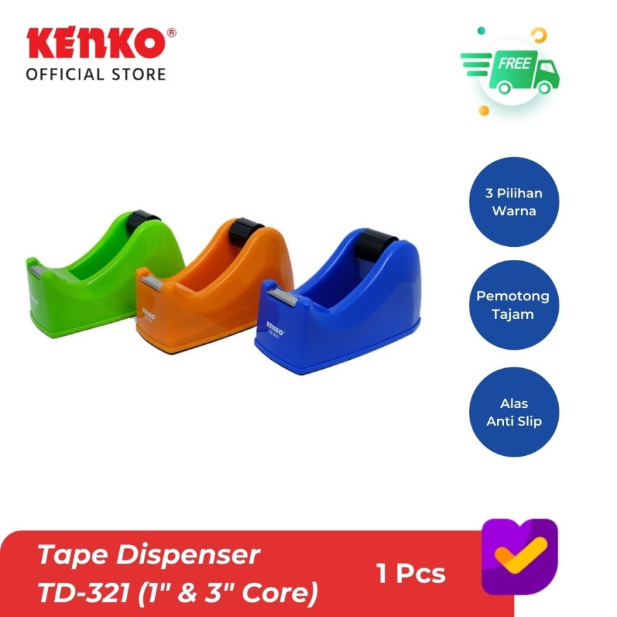 

KENKO TAPE DISPENSER TD-321 (1" & 3" Core)