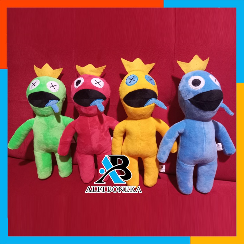 Boneka Rainbow Friends Roblox Mainan Boneka Terbaru yang Lucu dan Menyenangkan untuk Anak-Anak