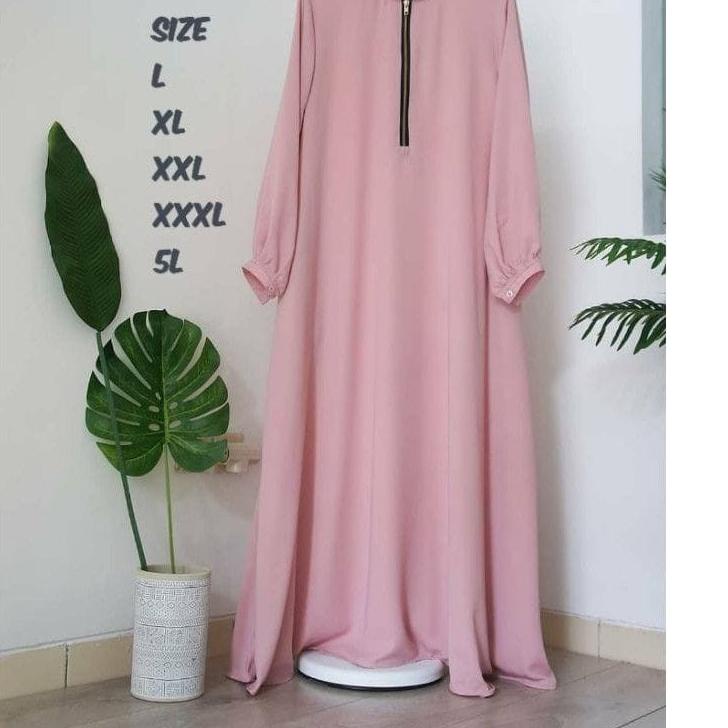 Raisa Baju Gamis Wanita Polos Jumbo Terbaru 2022 / Gamis Raisa Polos Jumbo / Gamis Polos Jumbo Busui