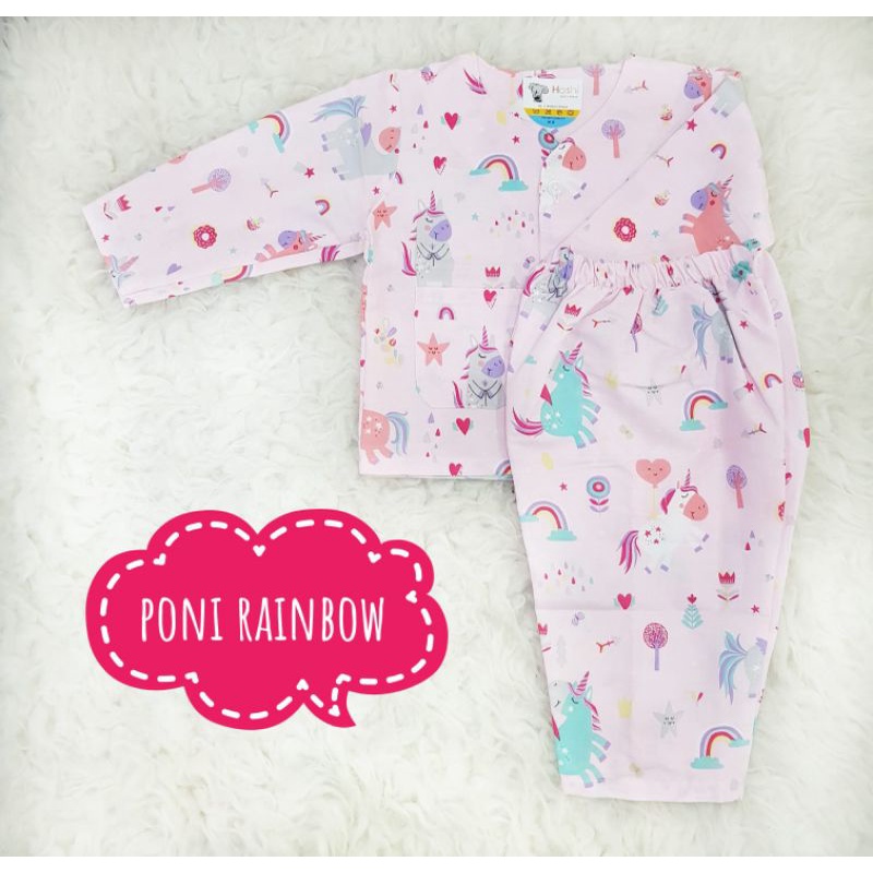 Piama Katun Bayi 3 - 6 bulan