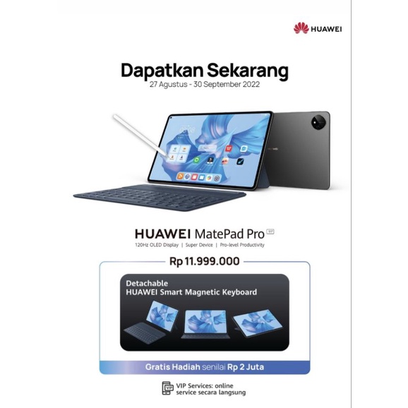 Huawei Matepad Pro 8/256GB Garannsi Resmi