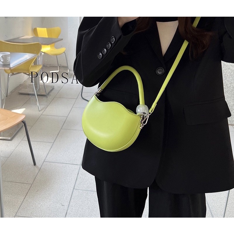 Tas Selempang Kulit Wanita Tas Cewek Kecil Saddle Bag Handbag Slingbag JS2 8503