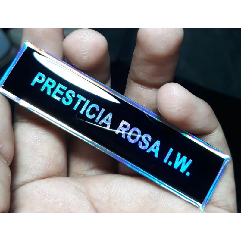 Nametag/nama dada magnet/name tag/nama dada/nametag magnet/nametag peniti resin-6